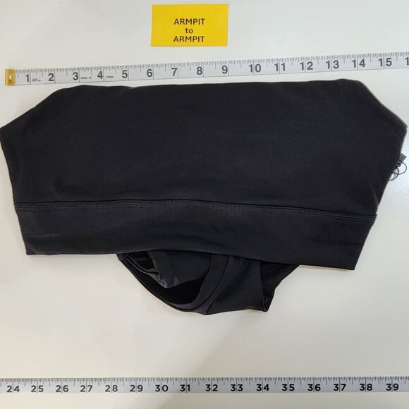 NEW Savvi Fit Prism Sports Bra Womens Large L Black Racerback Athletic Gym UU02X - Picture 6 of 7